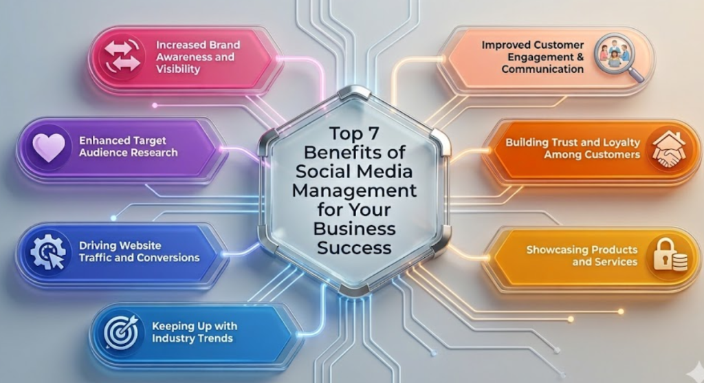 benifits of social media management