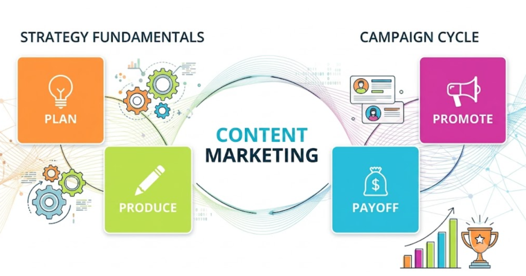 content marketing campaign cycle