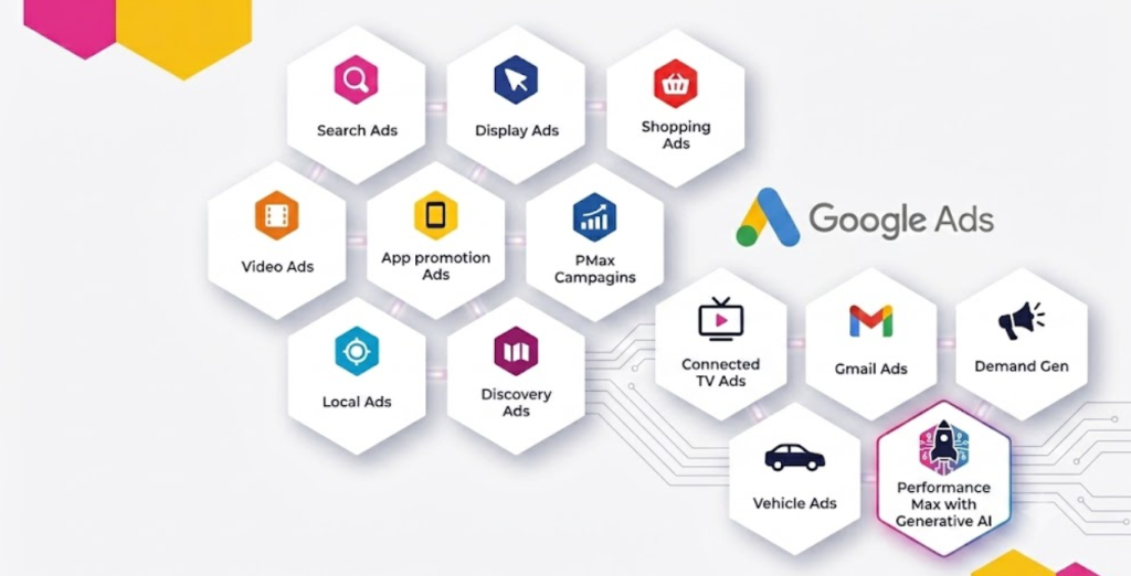 types of google ads
